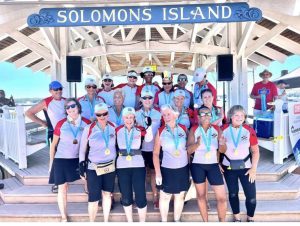 Medal ceremony at Solomons Island festival