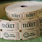 Roll of raffle tickets