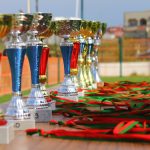 Photo of trophies and ribbons