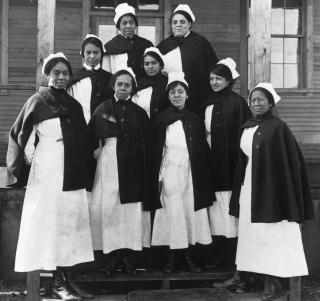 African American nurses at Camp Sherman in 1919