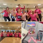 Montage of team members on the last day of the 2024 Fit to Thrive exercise class