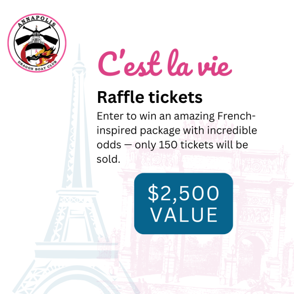 C’est la vie raffle tickets