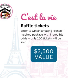 C’est la vie raffle tickets
